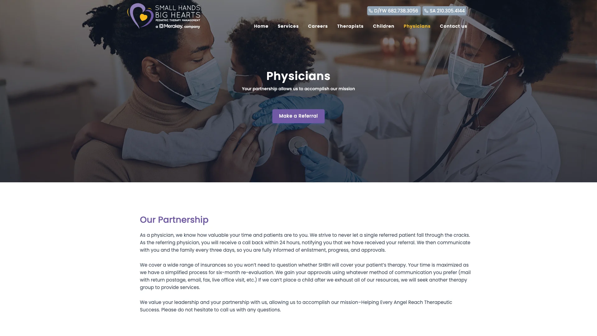 Information for referring physicians